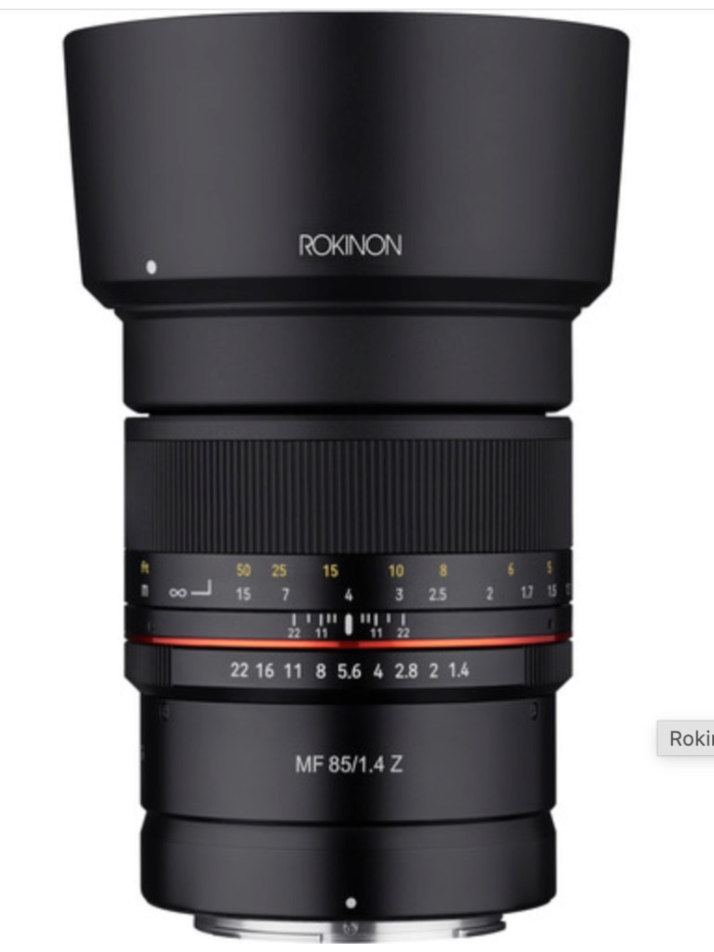 Rokinon 85mm f/1.4 Lens for Nikon Z